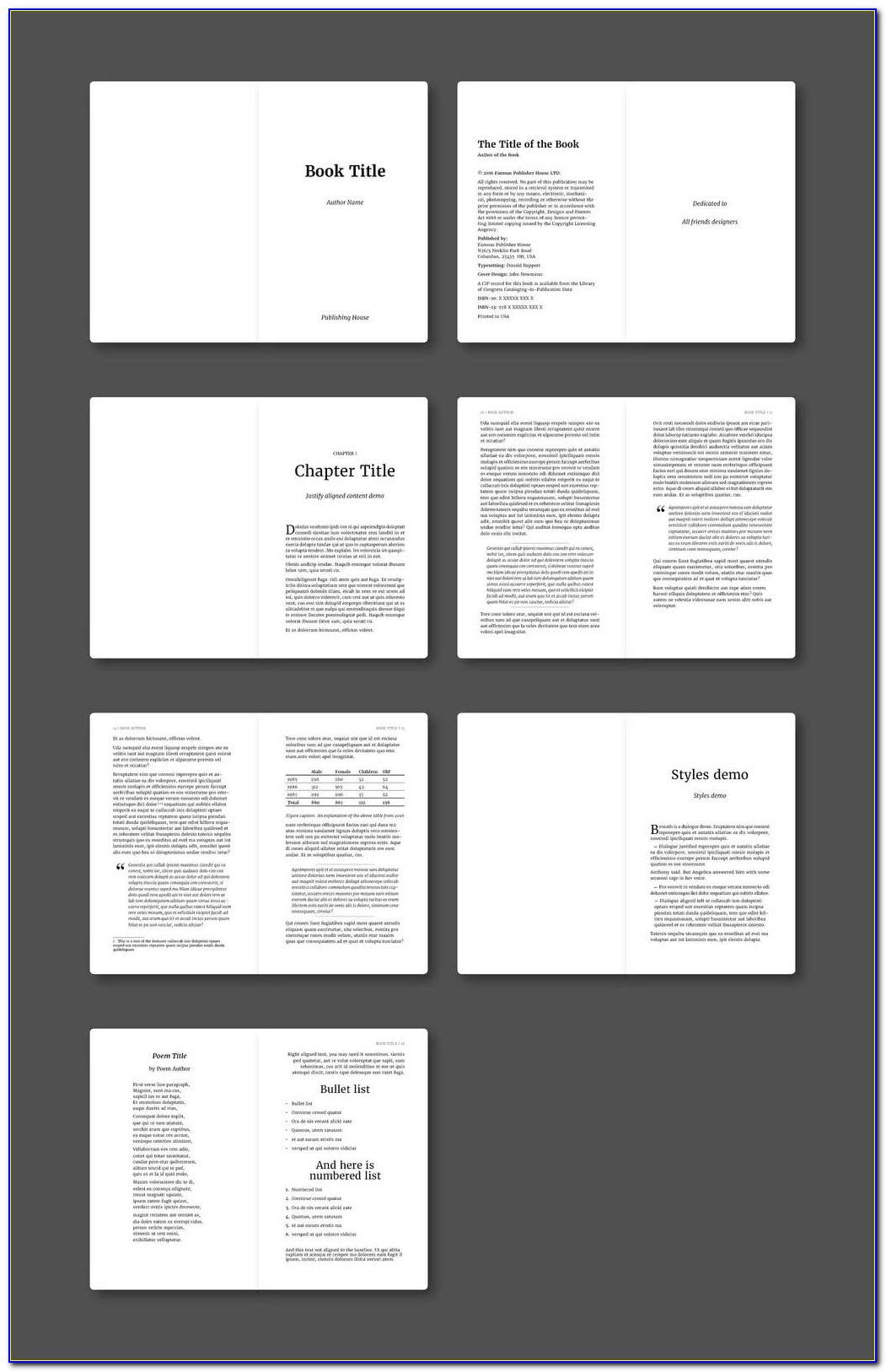 Book Templates For Indesign Cs3