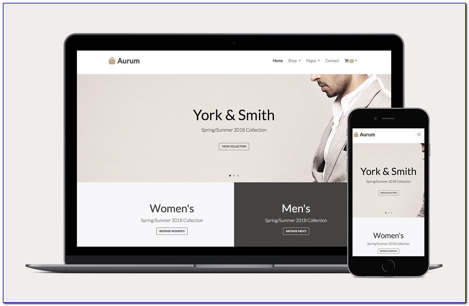 Bootstrap 4 Template Ecommerce Free