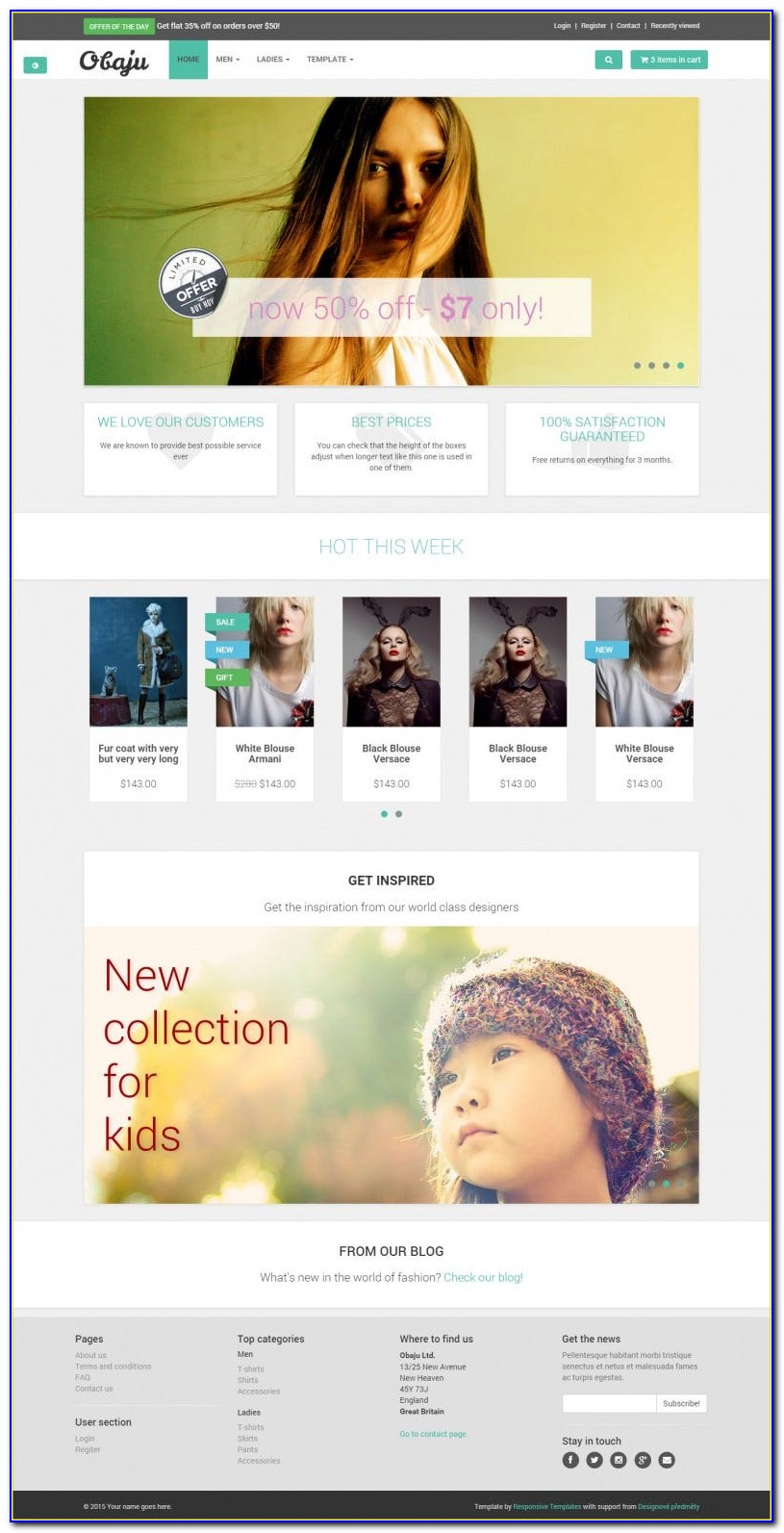 Bootstrap Ecommerce Templates Free Download