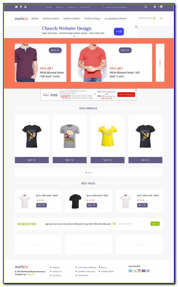 Bootstrap Ecommerce Theme Free Download