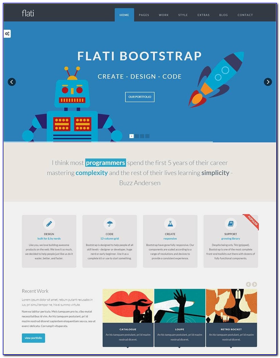 Bootstrap Premium Template Free