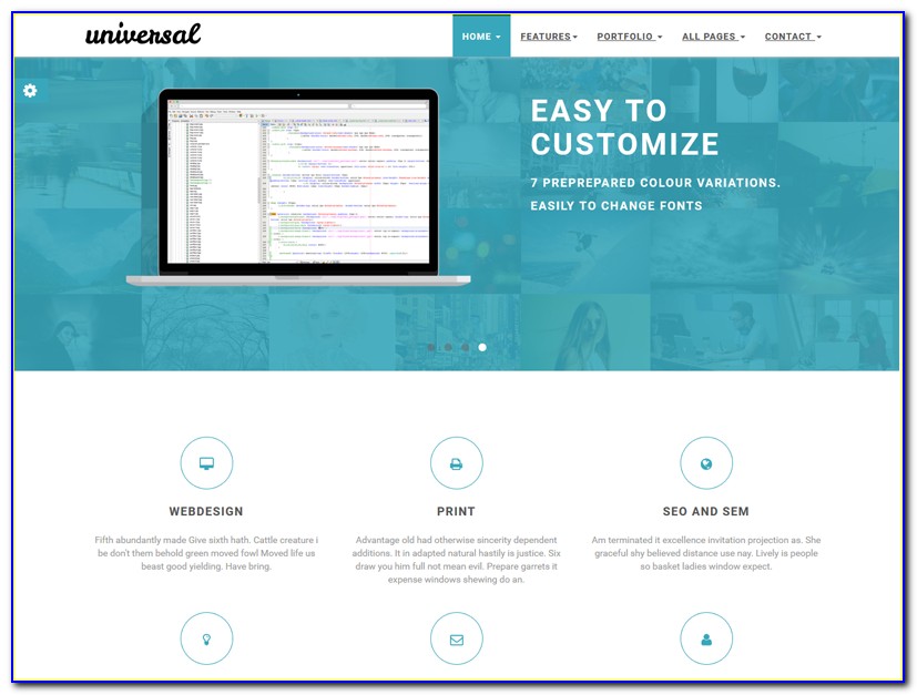 Bootstrap Templates Admin Dashboard