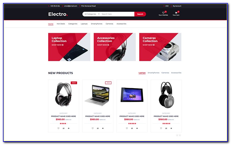 Bootstrap Templates For Ecommerce Website Free Download