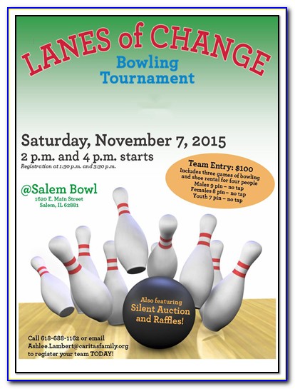 Bowling Flyer Template Free Word