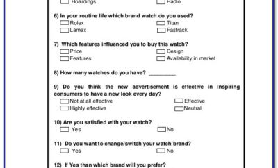 Brand Recognition Survey Questions Examples