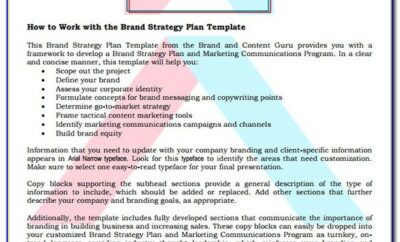 Branding Strategy Template Pdf
