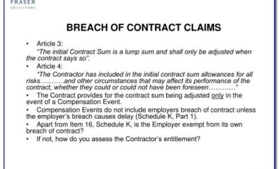 Breach Of Contract Penalty Clause Sample