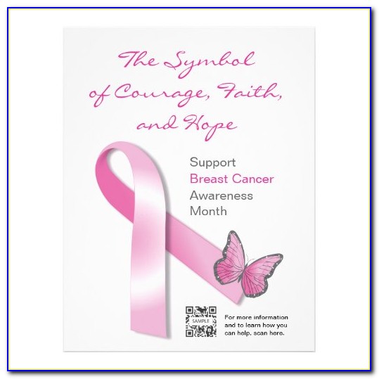 Breast Cancer Awareness Poster Template