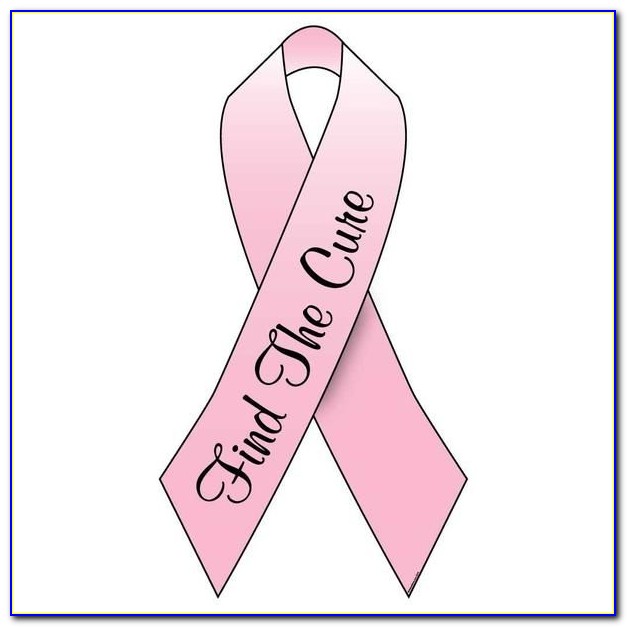 Breast Cancer Ribbon Cake Template