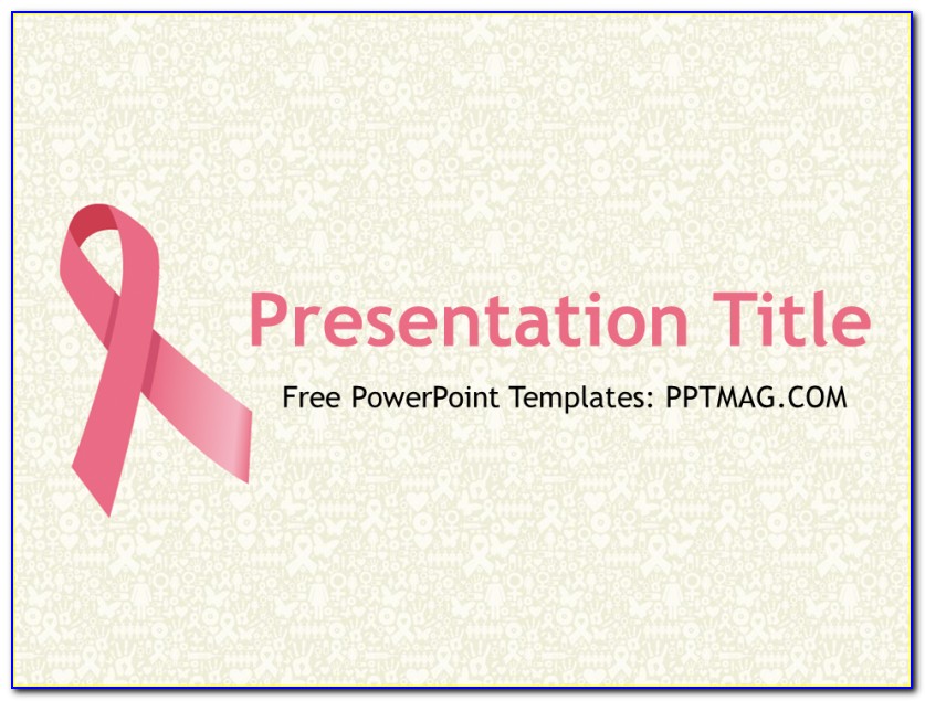 Breast Cancer Ribbon Paper Template