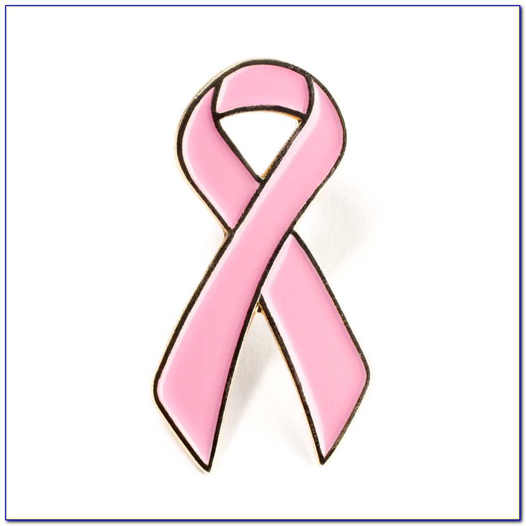 Breast Cancer Ribbon Stencil Template
