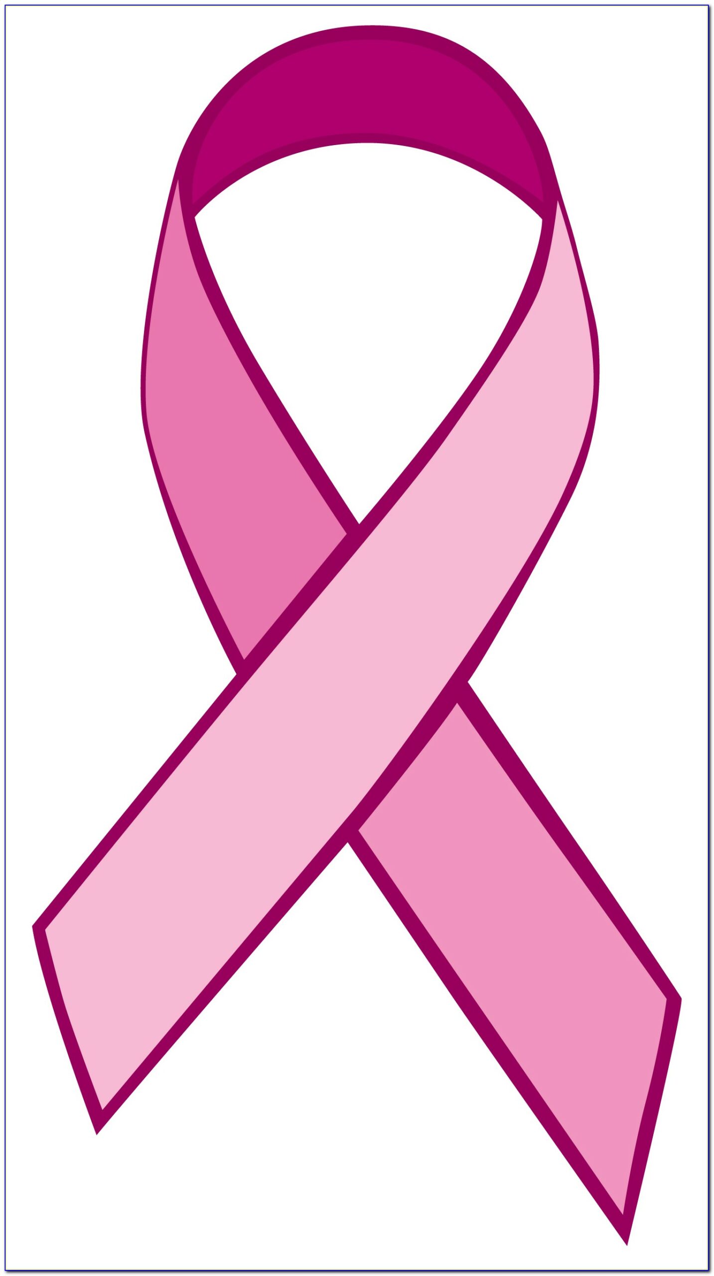 Breast Cancer Ribbon Template 2010