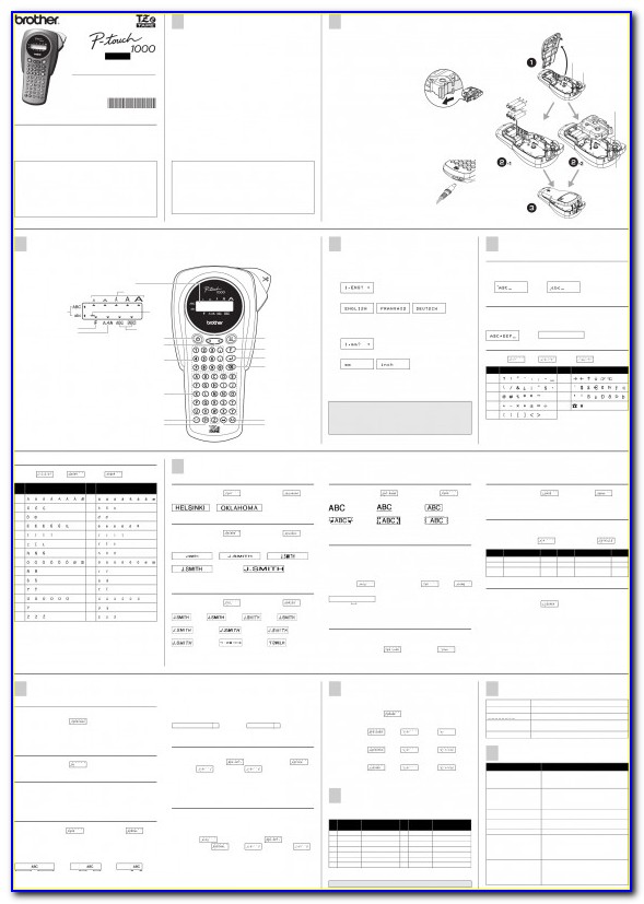 Brother Label Maker Templates