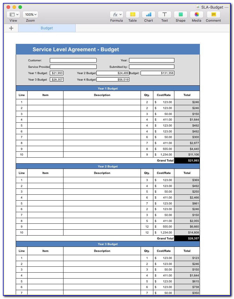 Budget Template Monthly Free