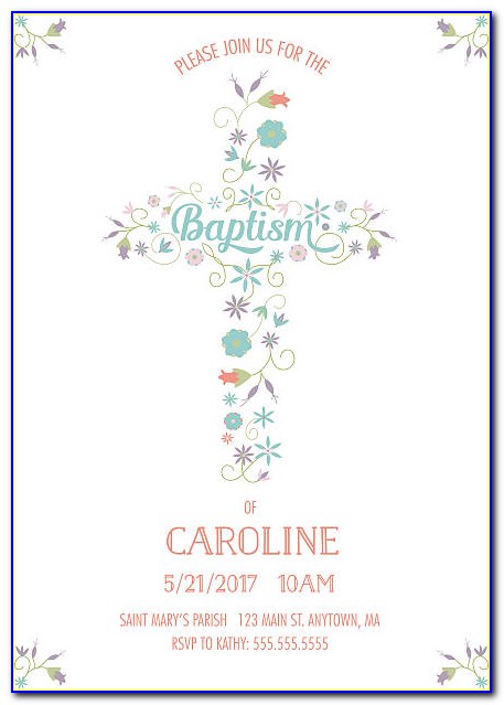 Christening Certificate Templates Free Download