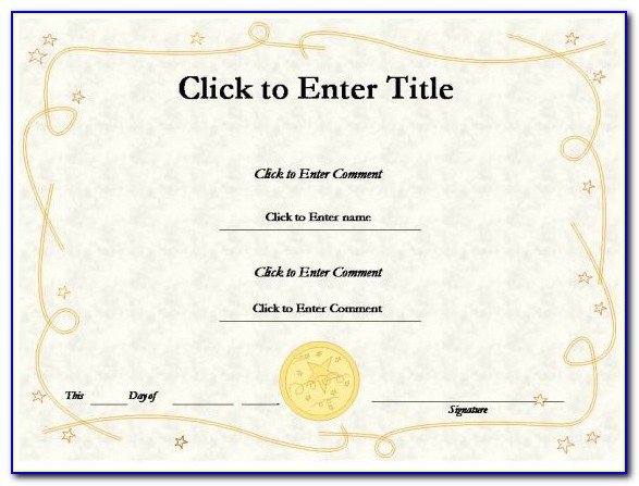 Free Award Certificate Template Psd