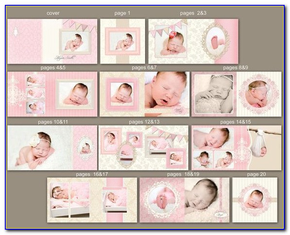 Free Baby Album Templates For Photographers