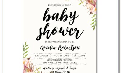 Free Baby Announcement Template Download