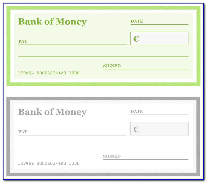 Free Blank Check Template Word