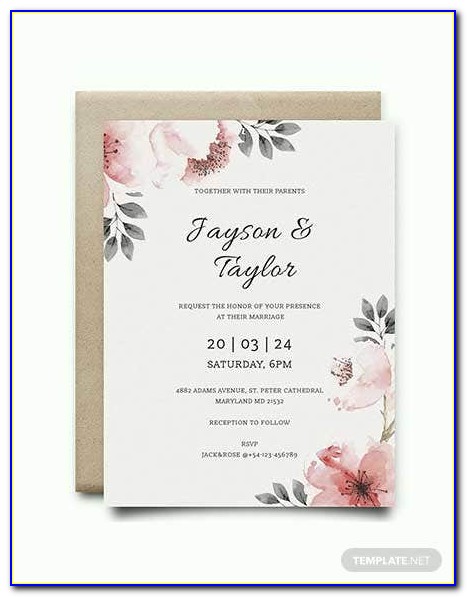 Free Blank Templates For Invitations