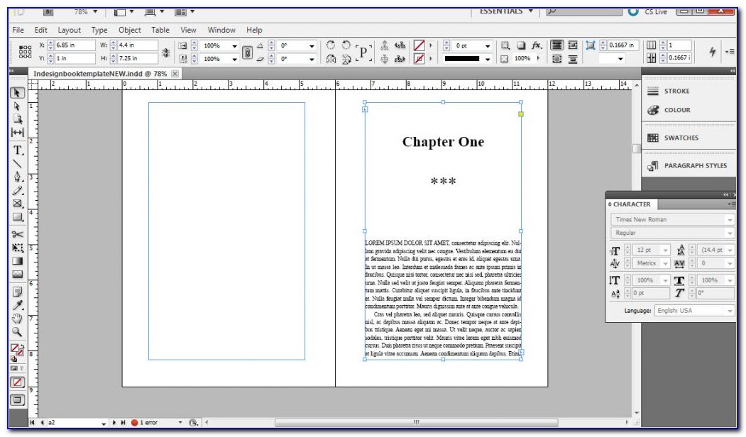 Free Book Templates For Indesign
