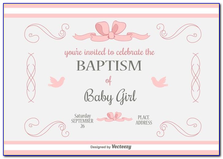 Free Editable Baptism Certificate Templates