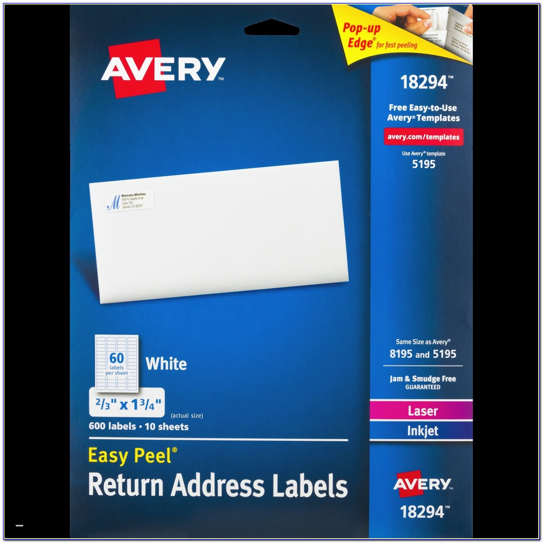 Free Template For Avery Labels 5160