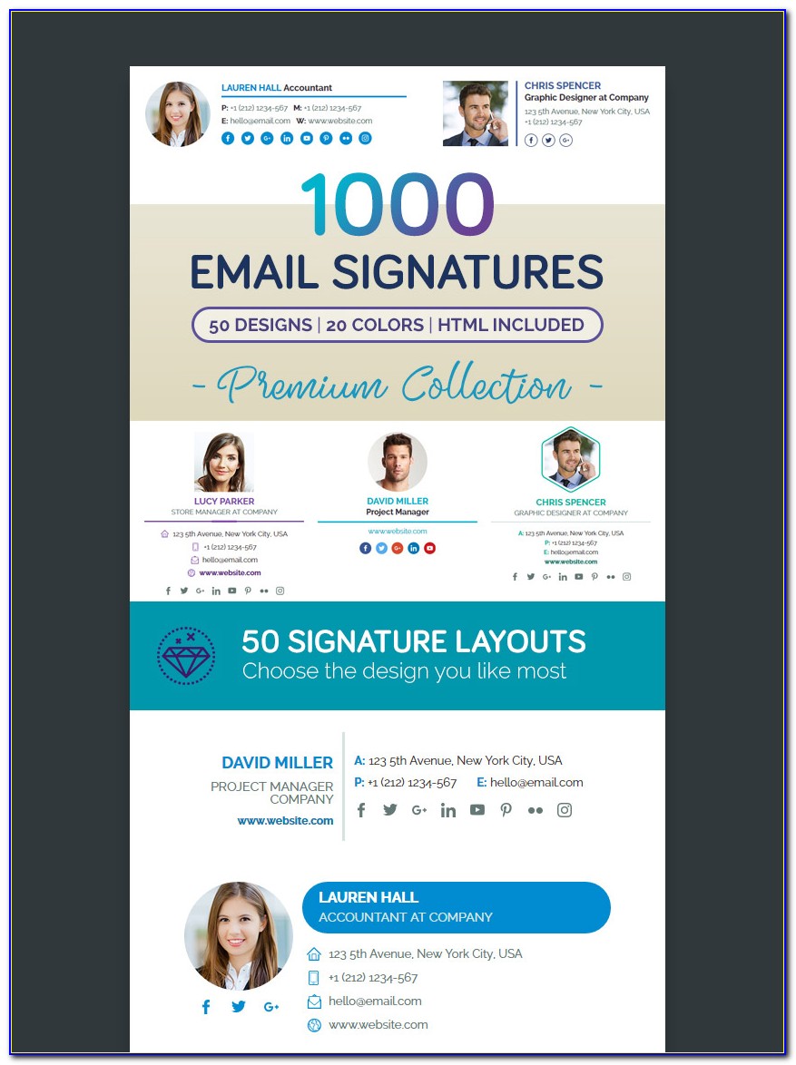 Frittata Best Professional Email Signatures Template