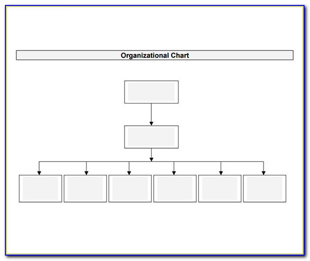 Organizational Chart Blank Template Excel