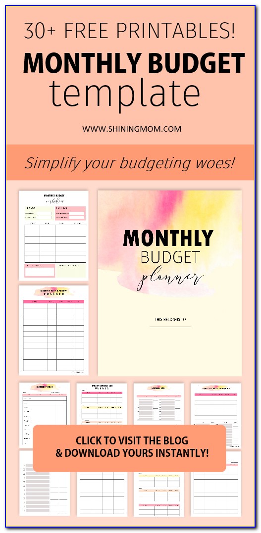 Sample Personal Budget Spreadsheet Excel