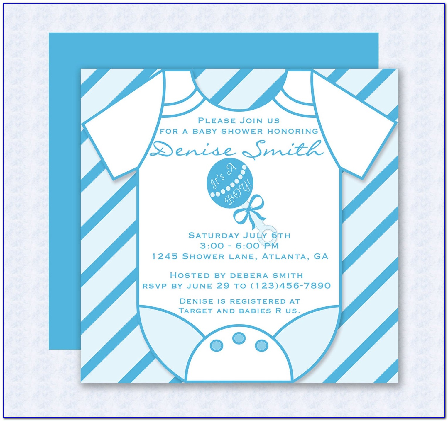 Sprinkle Baby Shower Invitations Templates