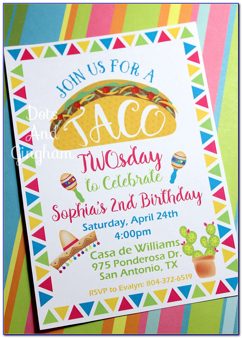 Taco Twosday Invitation Online