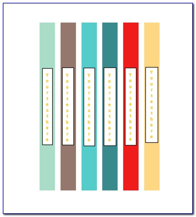 Very Binder Spine Labels Template