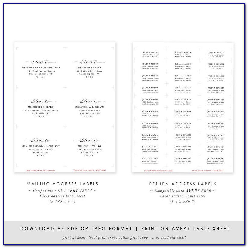 Address Label Templates For Word