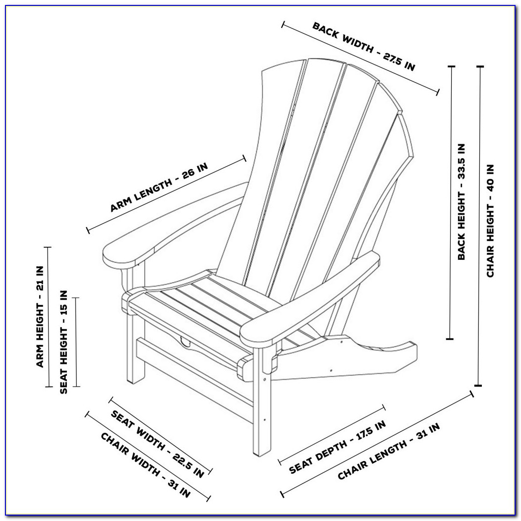 Adirondack Chair Template Printable