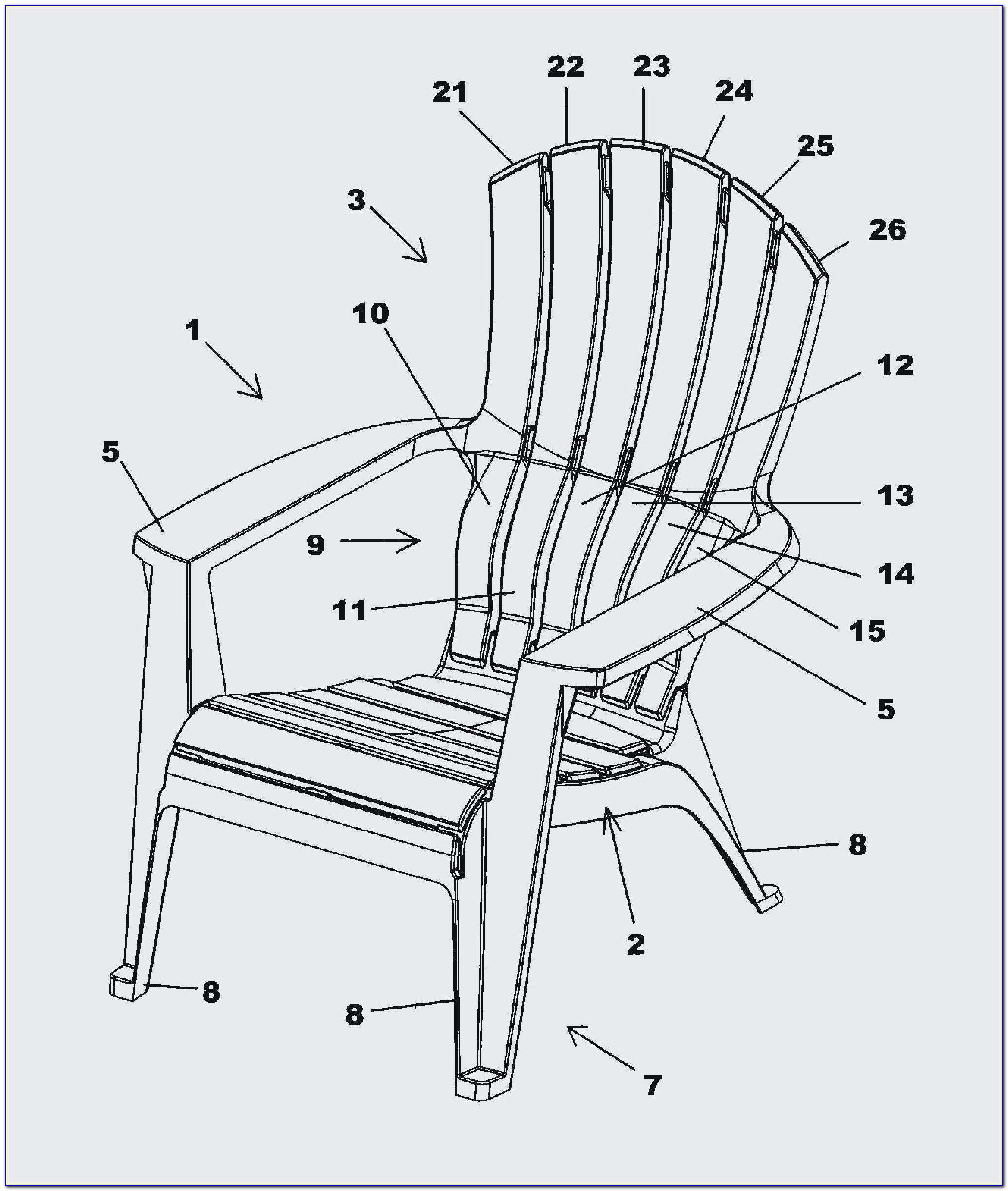 Adirondack Chair Templates Free