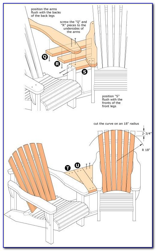 Adirondack Rocker Chair Plans