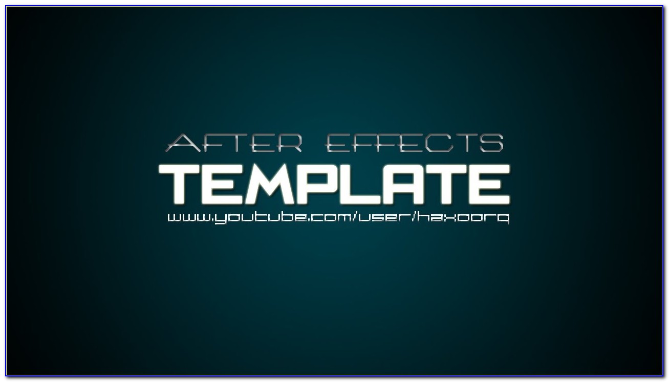Adobe After Effects Templates Free