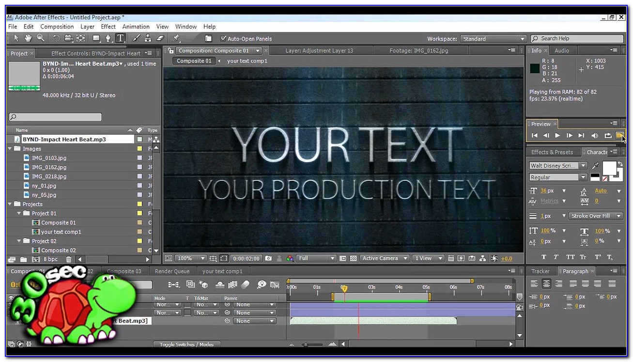 adobe after effects cs4 title templates free download