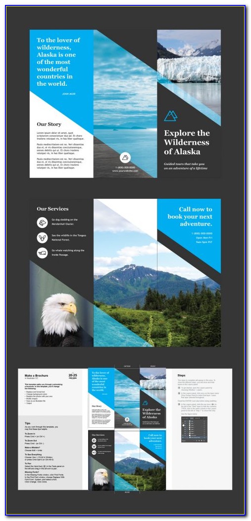 Adobe Illustrator Brochure Templates Free