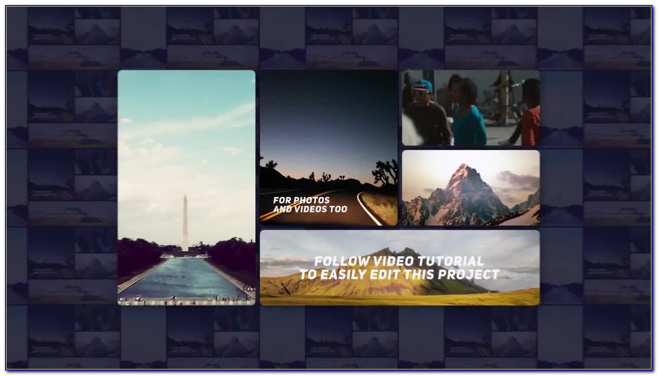 After Effects Photo Montage Template Free