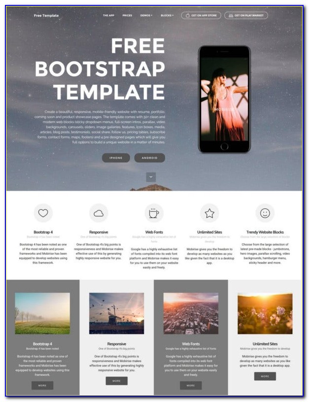 Amazing Bootstrap Templates Free