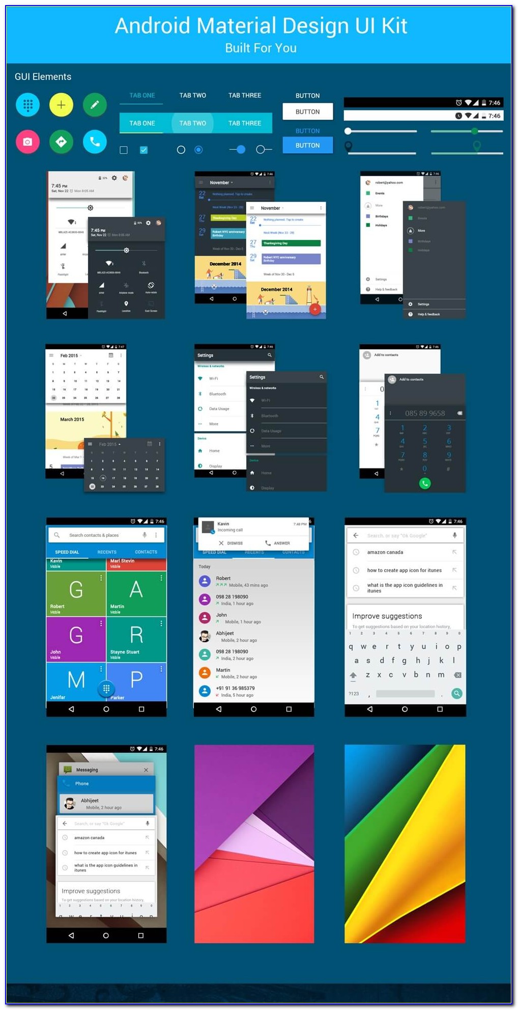 Android App Ui Design Template