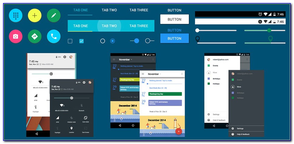 Android Ui Design Templates Xml