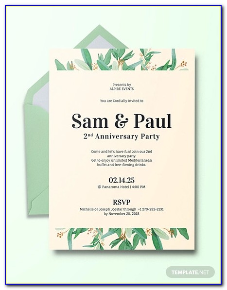 Anniversary Invitation Maker Online