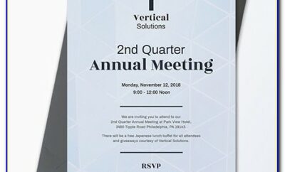 Annual General Meeting Invitation Letter