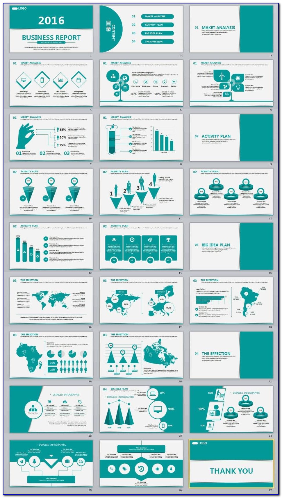 Annual Report Ppt Template Free