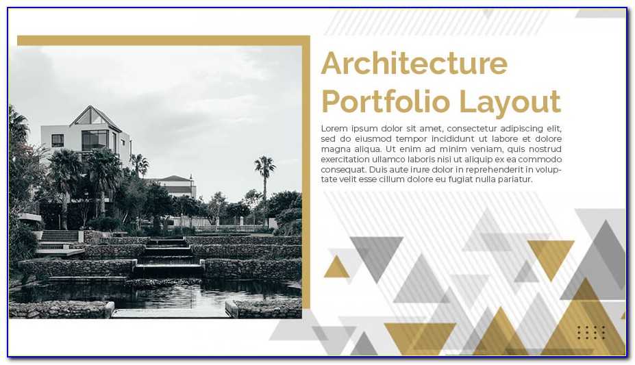 Architecture Portfolio Layout Templates Download