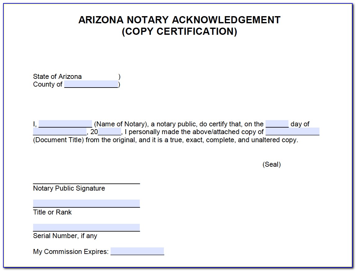 does a will have to be notarized in arizona