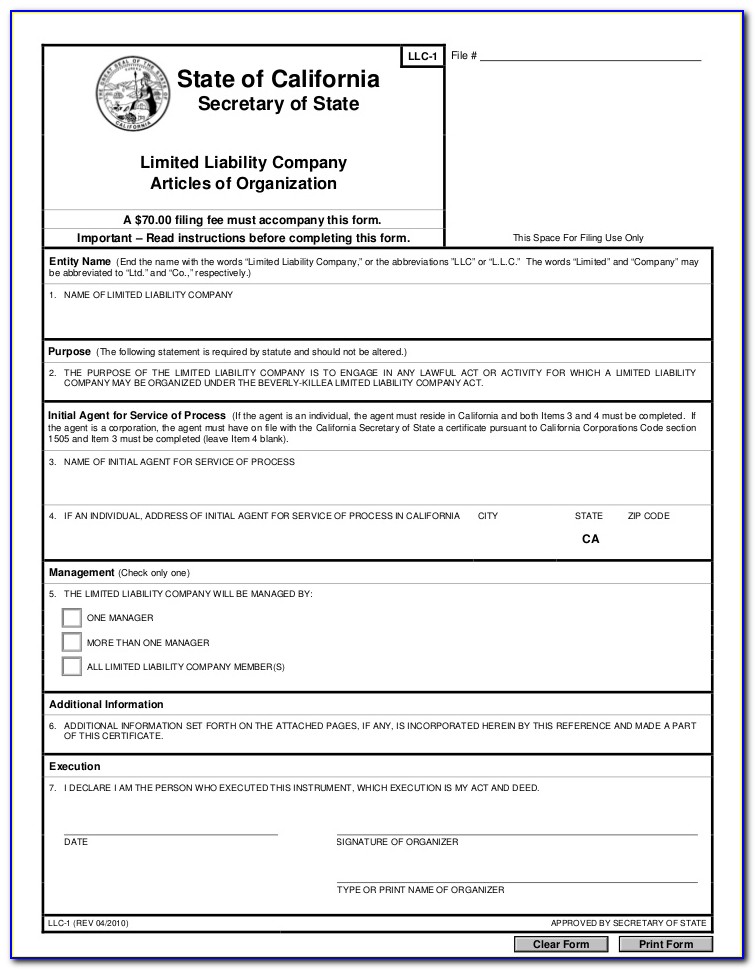 Articles Of Incorporation Template Download